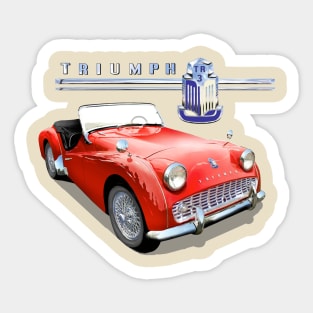 Triumph Tr3 Sticker